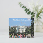 Witte Huis, Washington D.C. Briefkaart (Staand voorkant)