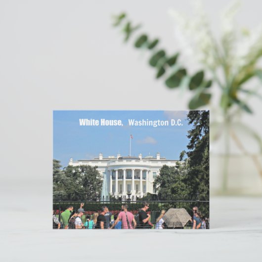Witte Huis, Washington D.C. Briefkaart (Staand voorkant)