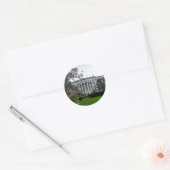 Witte Huis, Washington, DC Ronde Sticker (Envelop)