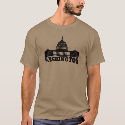 Witte Huis Washington DC T-shirt (Voorkant)
