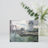 Witte Huis White House Rotterdam Fine-Art Painting Briefkaart (Staand voorkant)