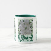 Witte hyacinths & Butterflies Mok (Midden)