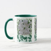 Witte hyacinths & Butterflies Mok (Links)