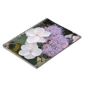 Witte Hydrangea Aspera Bloemen Bloemstuk Notitieboek (Linkerzijde)