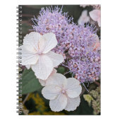 Witte Hydrangea Aspera Bloemen Bloemstuk Notitieboek (Voorkant)
