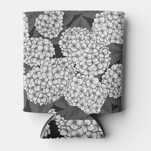 Witte hydrangea blikjeskoeler (Voorkant)