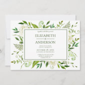 Witte Hydrangea Bloemen Bruiloft Viering Kaart (Voorkant)