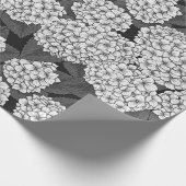 Witte hydrangea cadeaupapier (Hoek)