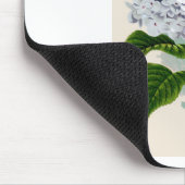 Witte hydrangea flaconpreparaten Illustraties Muismat (Hoek)