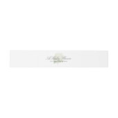 Witte Hydrangea Genderneutraal Baby shower Uitnodigingen Wikkel (Vlak)