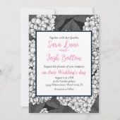 Witte hydrangea kaart (Voorkant)