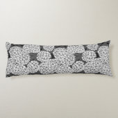 Witte hydrangea lichaamskussen (Achterkant)