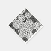 Witte hydrangea servet (Hoek)