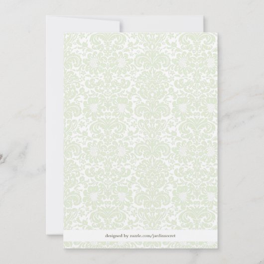 witte hydrangea sparen de datum save the date (Achterkant)