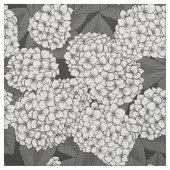 Witte hydrangea stof (Swatch)