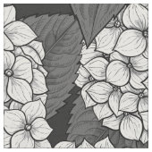 Witte hydrangea stof (Close Up)