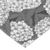 Witte hydrangea tafelkleed (Gekanteld)
