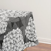 Witte hydrangea tafelkleed (Voorbeeld)