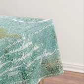 Witte hydrangea tafelkleed (Voorbeeld)