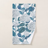 Witte hydrangea waterverf bad handdoek (Handdoek)