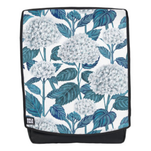 Witte hydrangea waterverf rugtassen
