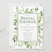 Witte Hydrangeas Bloemen Waterverf Vrijgezellenfee Kaart (Voorkant)