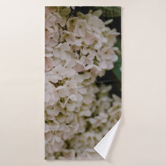 WITTE HYDRANGEAS IN BLOOM BADHANDDOEK (Badhanddoek)