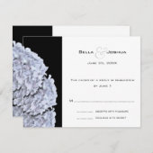 Witte Hydrangeas RSVP (Voorkant / Achterkant)