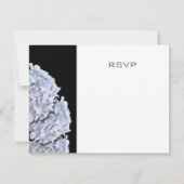 Witte Hydrangeas RSVP Kaartje (Achterkant)