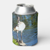 Witte ibis koelbox blikjeskoeler (Blikje Voorkant)