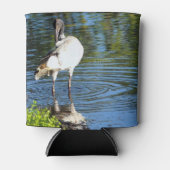 Witte ibis koelbox blikjeskoeler (Voorkant)