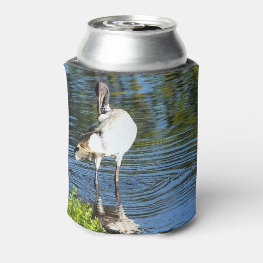 Witte ibis koelbox blikjeskoeler (Blikje Achterkant)