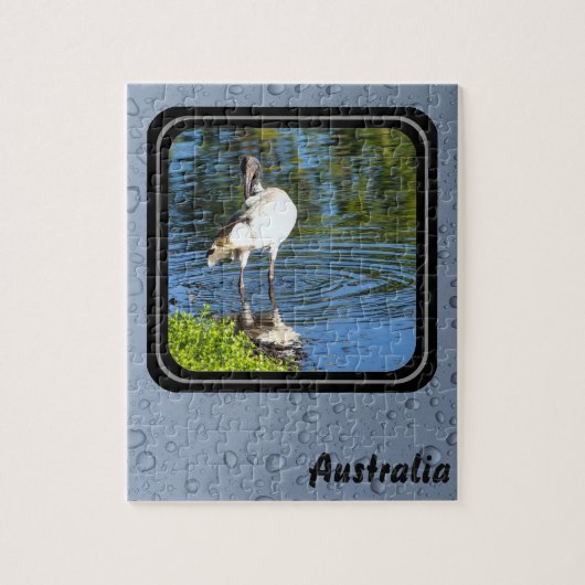 Witte Ibis legpuzzel (Verticaal)