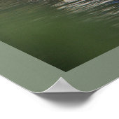 Witte ibis vogel foto Poster (Hoek)