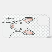 Witte Ibizan Hound Korte Haar Cartoon Hondenkop Case-Mate iPhone Case (Achterkant (horizontaal))