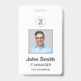 Witte ID-badge Badge