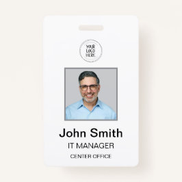 Witte ID-badge Badge