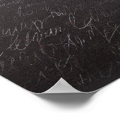 Witte Ideeën en Blackboards 1 Poster (Hoek)