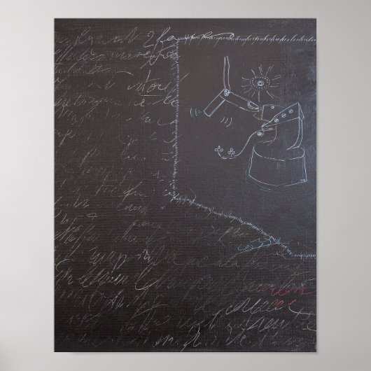 Witte Ideeën en Blackboards 1 Poster (Voorkant)