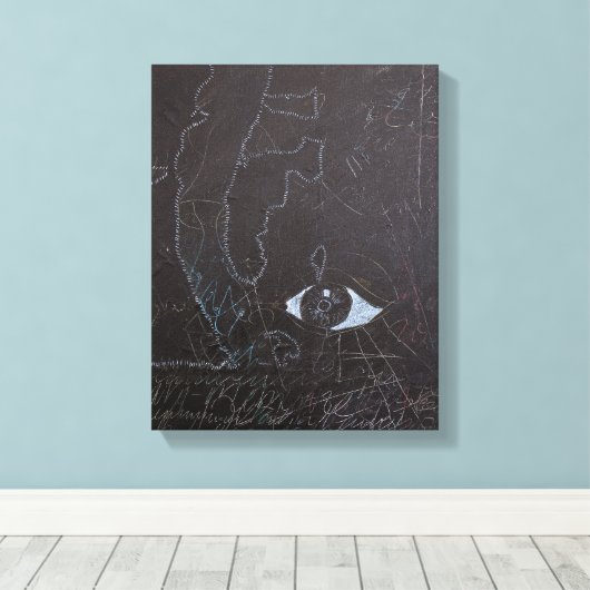 Witte Ideeën en Blackboards 2 Canvas (Insitu (Houten vloer))