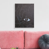 Witte Ideeën en Blackboards 2 Canvas Afdruk (Insitu (Woonkamer))