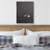 Witte Ideeën en Blackboards 2 Canvas Afdruk (Insitu (Slaapkamer))