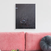 Witte Ideeën en Blackboards 3 Canvas Afdruk (Insitu (Woonkamer))