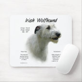 Witte Ierse wolfshond geschiedenis Muismat (Met muis)