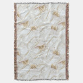 Witte ijderzijde en voorjaarsjaals deken (Voorkant Verticaal)