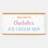 Witte IJs Spandoek (Horizontaal)