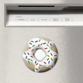 Witte ijsdonut magneet (Insitu (Vaatwasser))