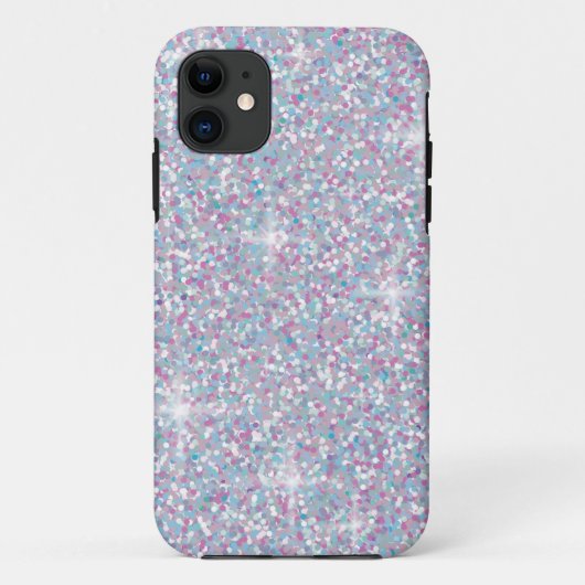 Witte ijsglitter Case-Mate iPhone case (Achterkant)