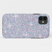 Witte ijsglitter Case-Mate iPhone case (Achterkant (horizontaal))