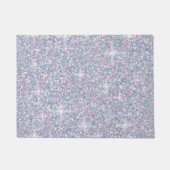 Witte ijsglitter deurmat (Voorkant)